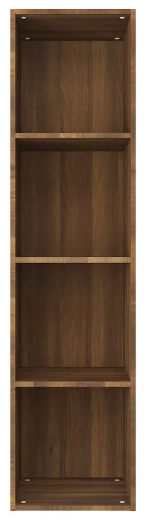 Libreria/Mobile TV Rovere Marrone 36x30x143cm Legno Multistrato