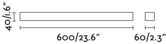 FARO 63316 - Lampada LED per specchio da bagno NILO-1 LED/12W/230V IP44 nero