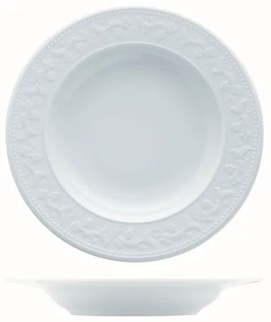 Set da tavola 24 pezzi in porcellana bianca