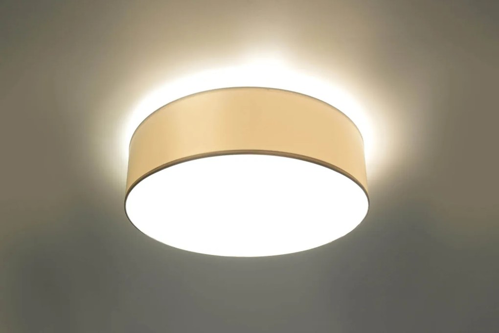 Plafoniera Tonda in PVC da Soffitto 2xE27 ARENA 35 Bianca da interno