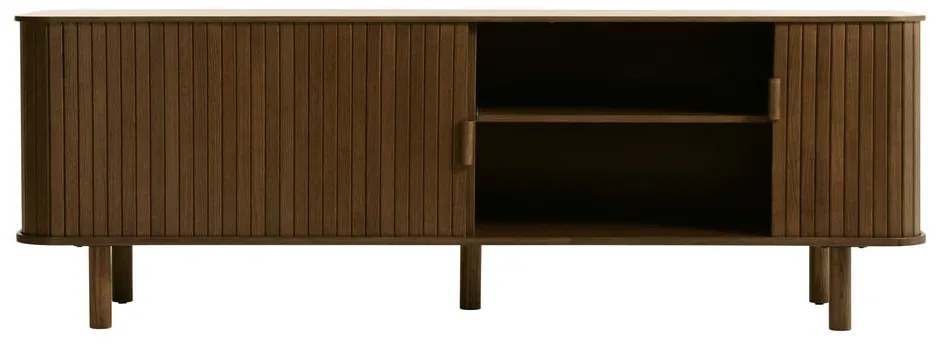 Tavolo TV marrone in rovere 56x160 cm Cavo - Unique Furniture