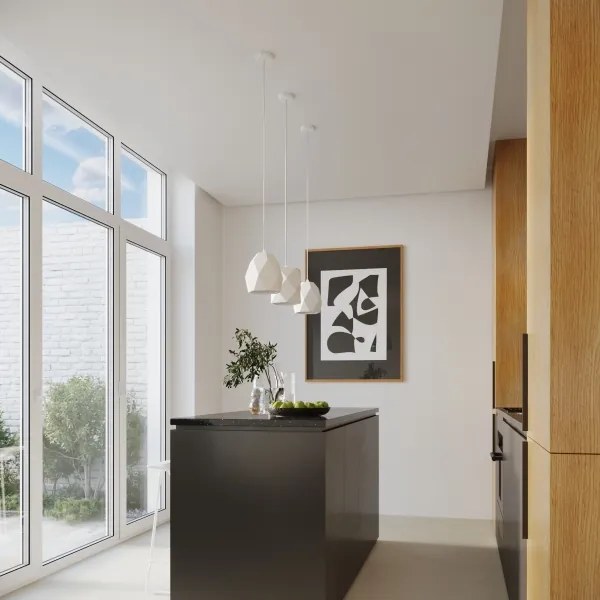 Sollux SL.1251 - Lampadario a sospensione con filo MINT 1xE27/15W/230V ceramiche