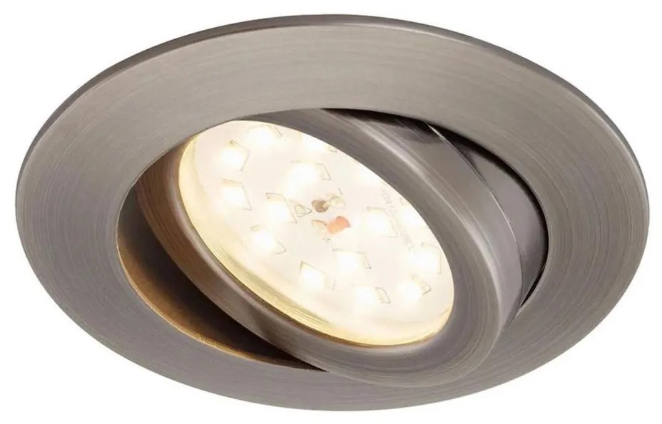 Briloner7296-011-Lampada da incasso LED dimmerabile/6,5W/230V IP23 antracite