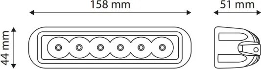 Lampada da lavoro LED EPISTAR LED/18W/10-30V IP67 6000K