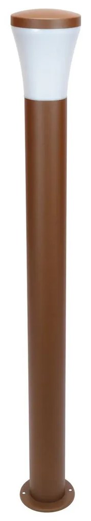Paletto da Giardino 100cm Acciaio Inox CORTEN IK06 IP54 E27 Serie DELTA