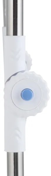 WENKO 3772020100 - Stendibiancheria PROFI 65x150 cm acciaio inox/argento/bianco