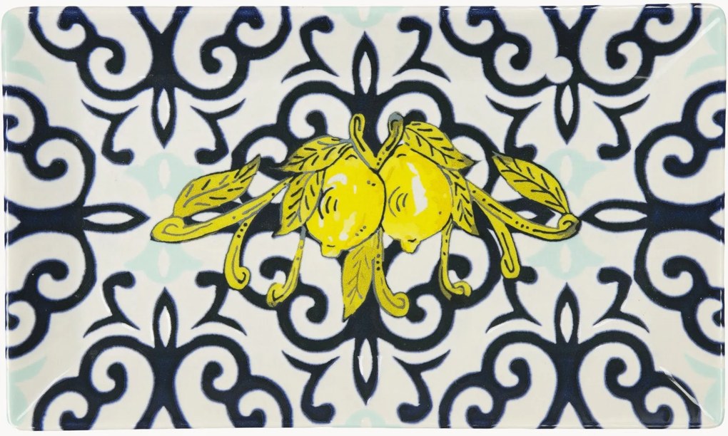 Set di 6 piatti piani Amalfi