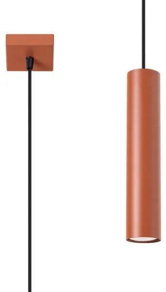 Sollux SL.1489 - Lampadario a sospensione con filo LAGOS 1xGU10/10W/230V rosso
