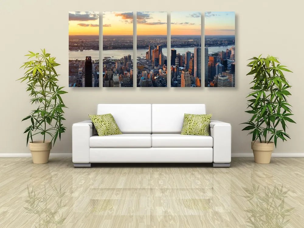 Quadri 5 pezzi – Città di New York