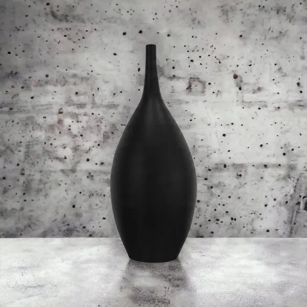 Vaso in ceramica 47 cm, nero