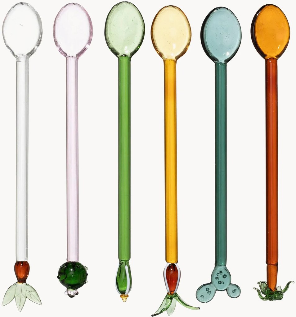 Set di 6 bacchette da cocktail Cactus