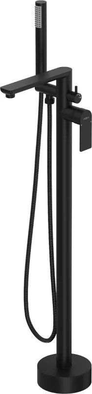 Mexen Leda rubinetto da bagno autoportante, nero - 75633-70