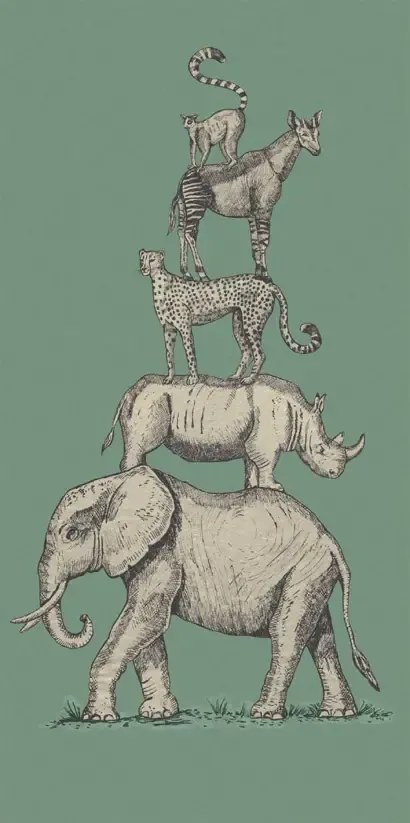 Wandbild Safari Stack von Eijffinger - 399113