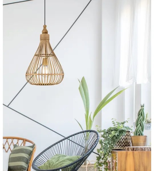 Eglo 49772 - Lampada a sospensione AMSFIELD 1xE27/60W