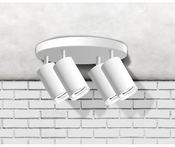 Luce Spot da bagno TURYN 4xGU10/10W/230V IP44 bianco