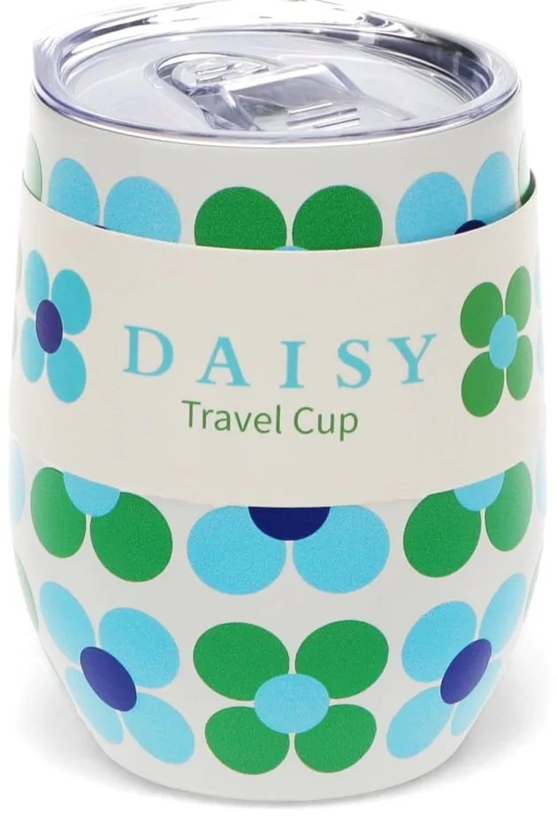 Tazza da viaggio 350 ml Blue and green Daisy - Rex London