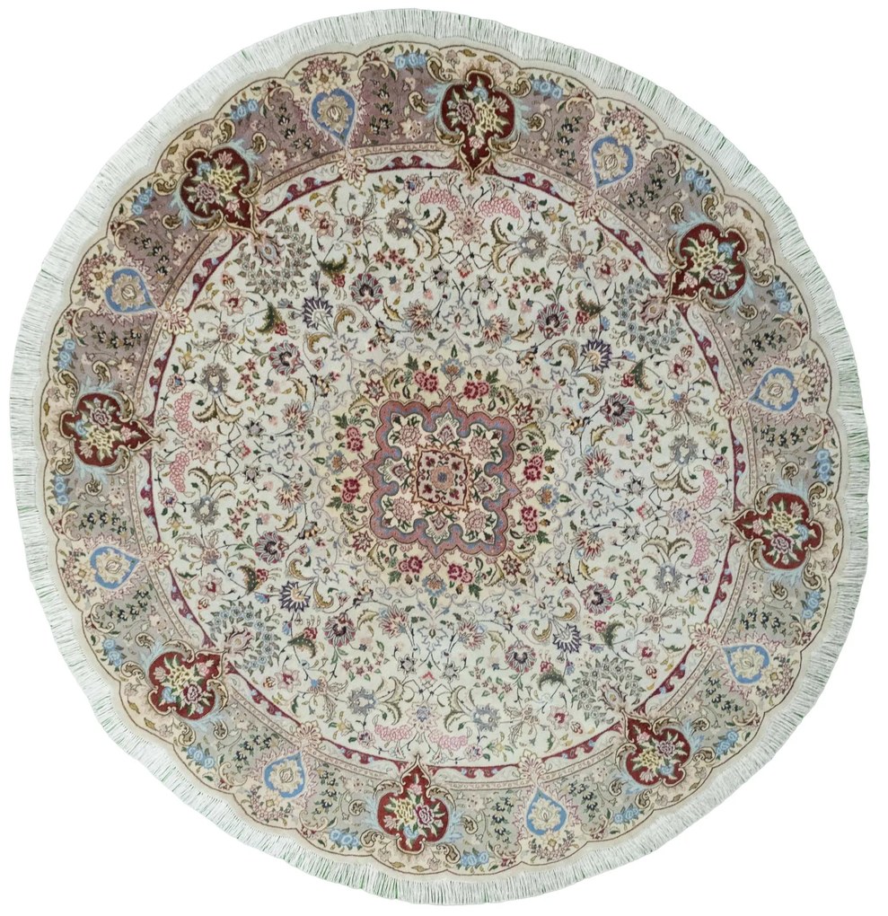 Tabriz Tappeto persiano 250 x 240 Beige (Iran) Annodato A Mano