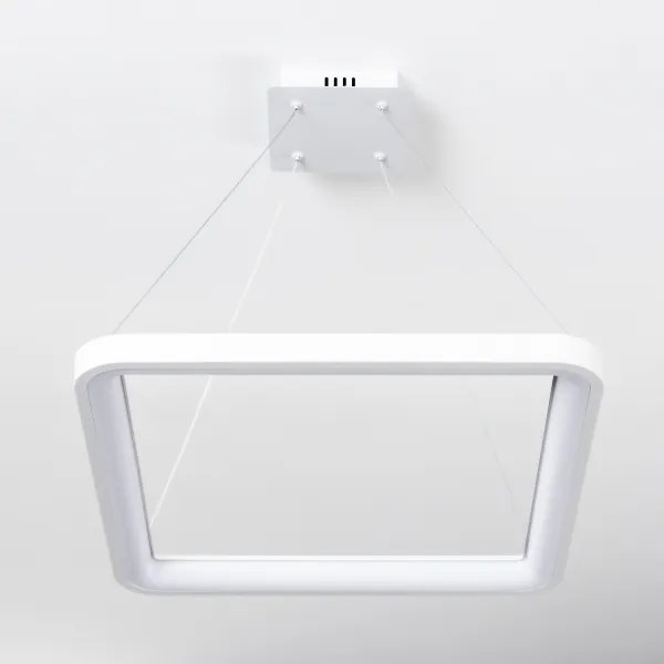 Brilagi - Lampada a sospensione dimmerabile con cavo FALCON SLIM LED/50W/230V 50x50 cm bianco + telecomando
