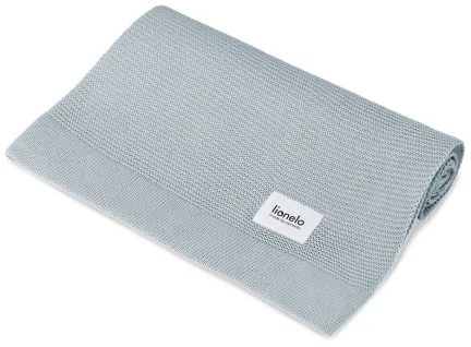 Lionelo - Coperta in bambù 75x100 cm Grigio