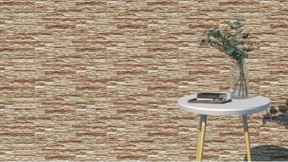 Rivestimento muretto grès porcellanato 17x52 cm Navarti Safeer Arena