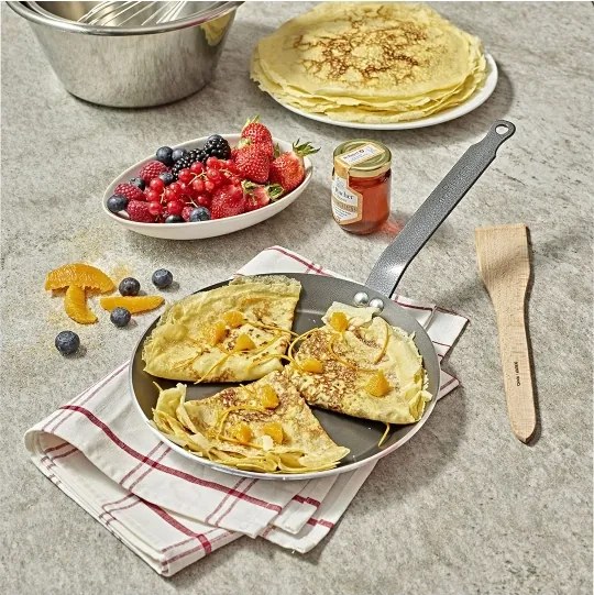 De Buyer 8485.26 - Padella antiaderente per crêpes CHOC RESTO INDUCTION 26 cm