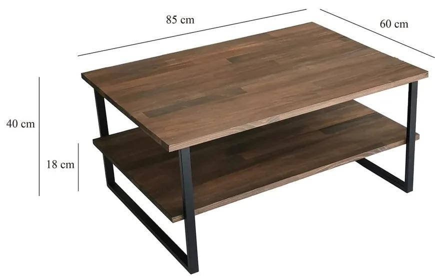 Tavolino marrone 60x85 cm Neta - Neostill