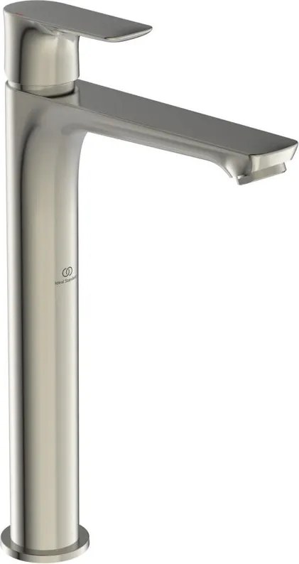 Rubinetto per lavabo collo alto Concept Air silver spazzolato IDEAL STANDARD
