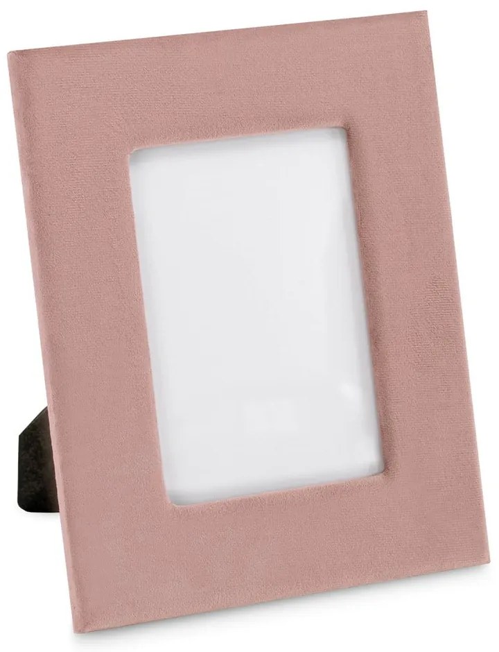 Cornice rosa in plastica verticale con sostegno 21x26 cm Velvo – Restilo