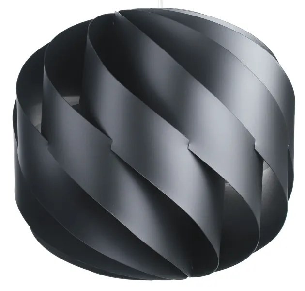 Sospensione Moderna Globe Polilux ® Nero E Metallo Cromo 1 Luce E27 D40Cm