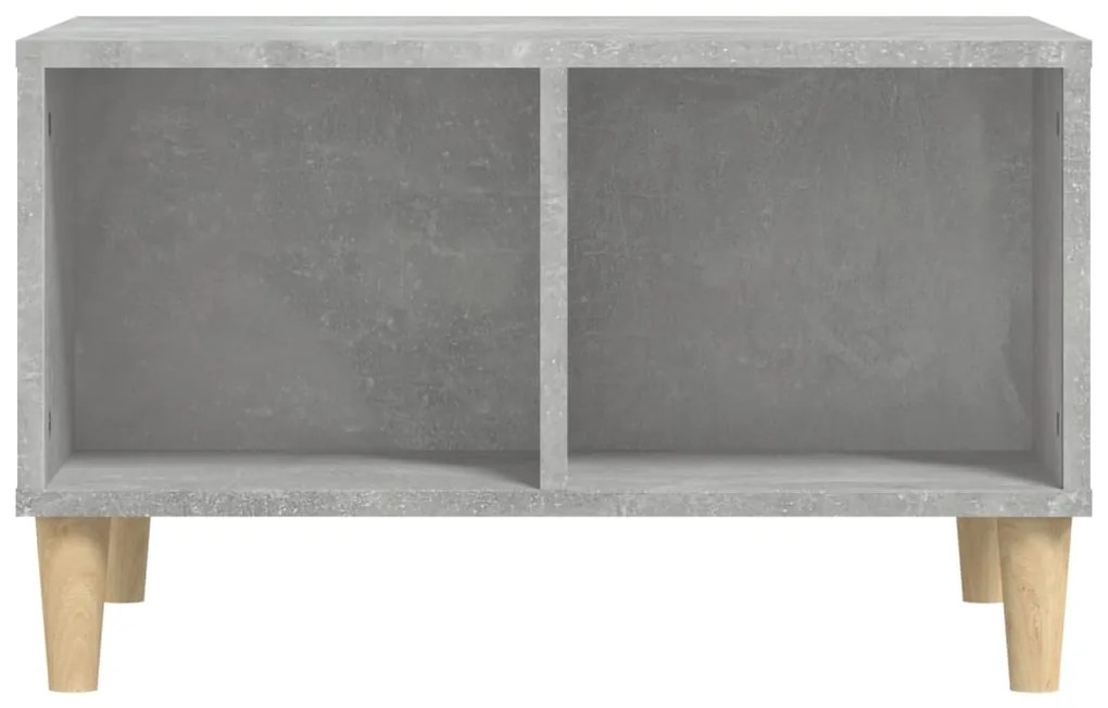 Tavolino salotto grigio cemento 60x50x36,5 cm legno multistrato