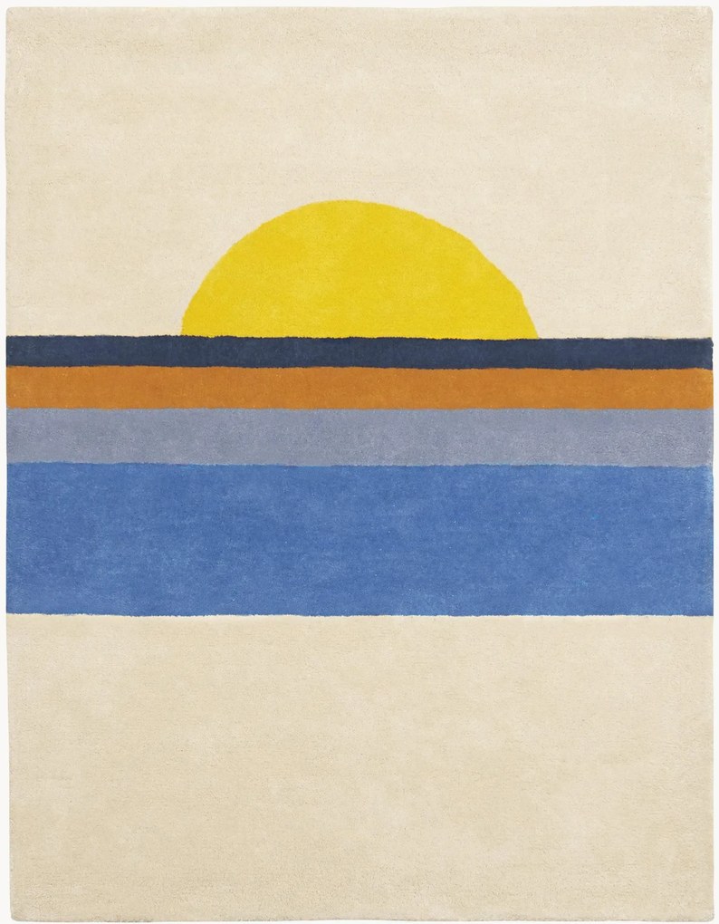 Tappeto per bambini fatto a mano Sunset Blue, varie misure