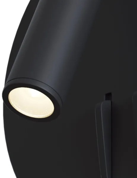 Maytoni C176-WL-01-6W-B - Luce Spot da parete a LED IOS LED/9W/230V nero