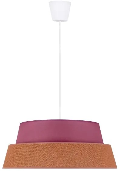 Duolla - Lampadario a sospensione con filo GALAXY 1xE27/40W/230V diametro 50 cm rosa