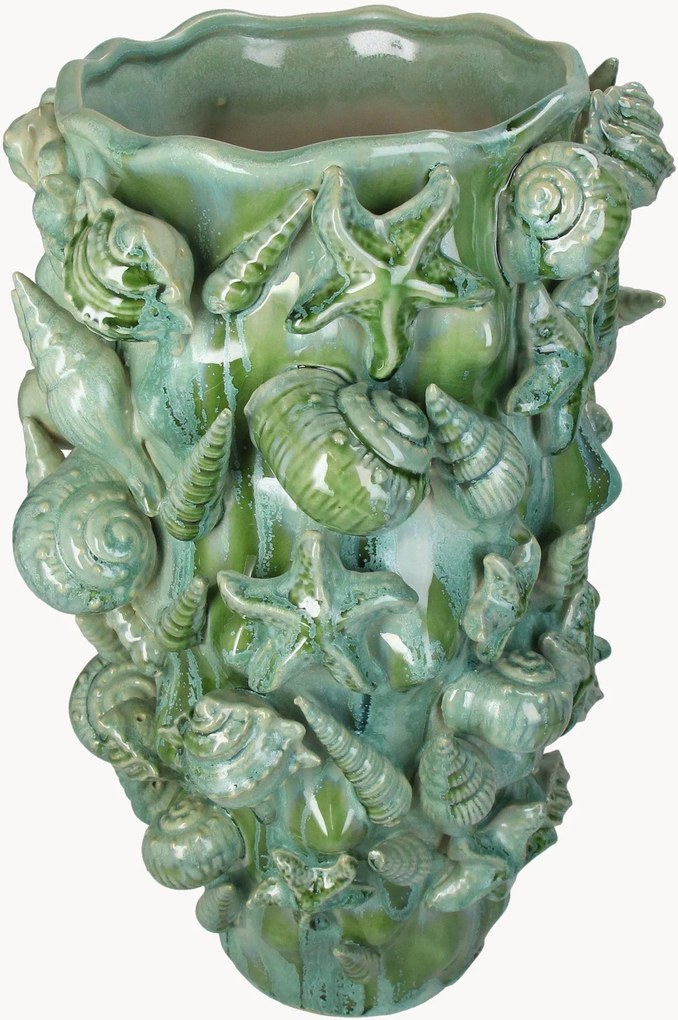 Vaso in gres Shell, alt. 39 cm