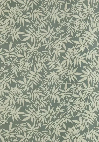 Farrow & Ball Carta da parati Jasmine - Green Smoke/ Cooking Apple Green