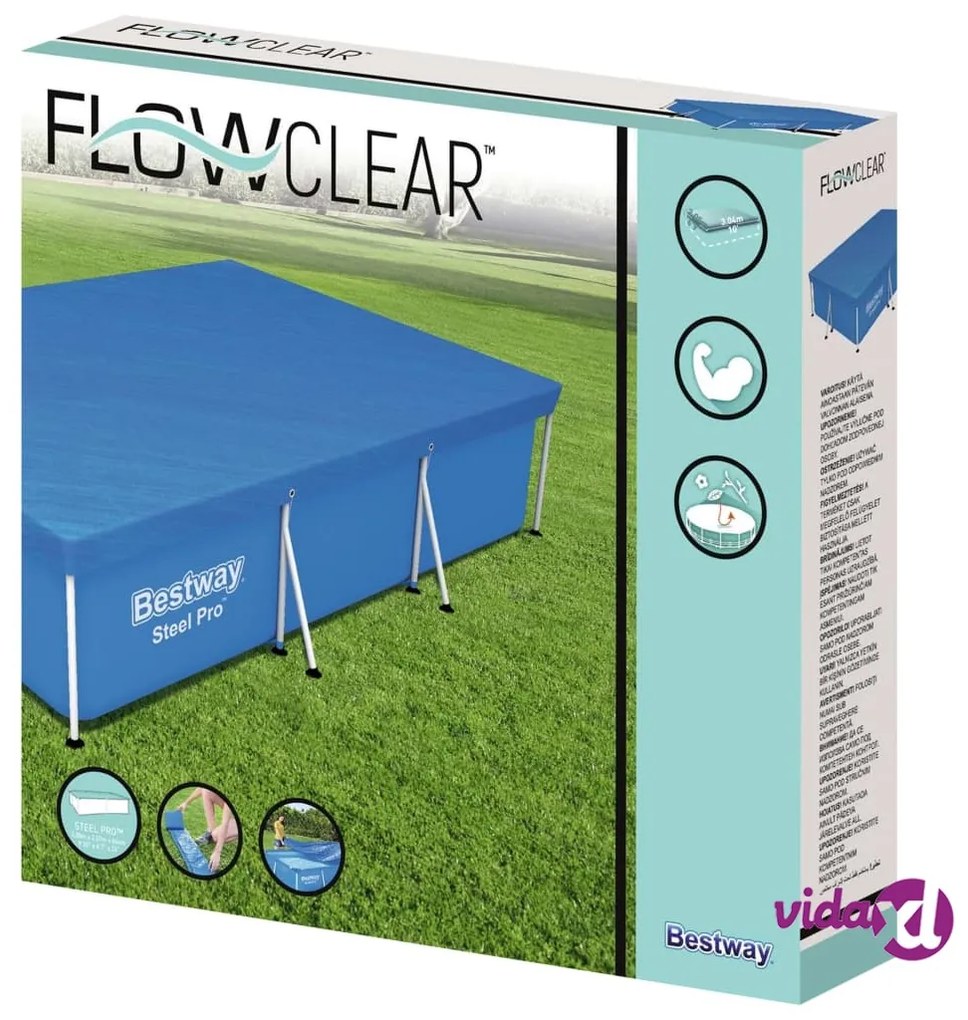 Bestway Copertura per Piscina Flowclear 304x205x66 cm