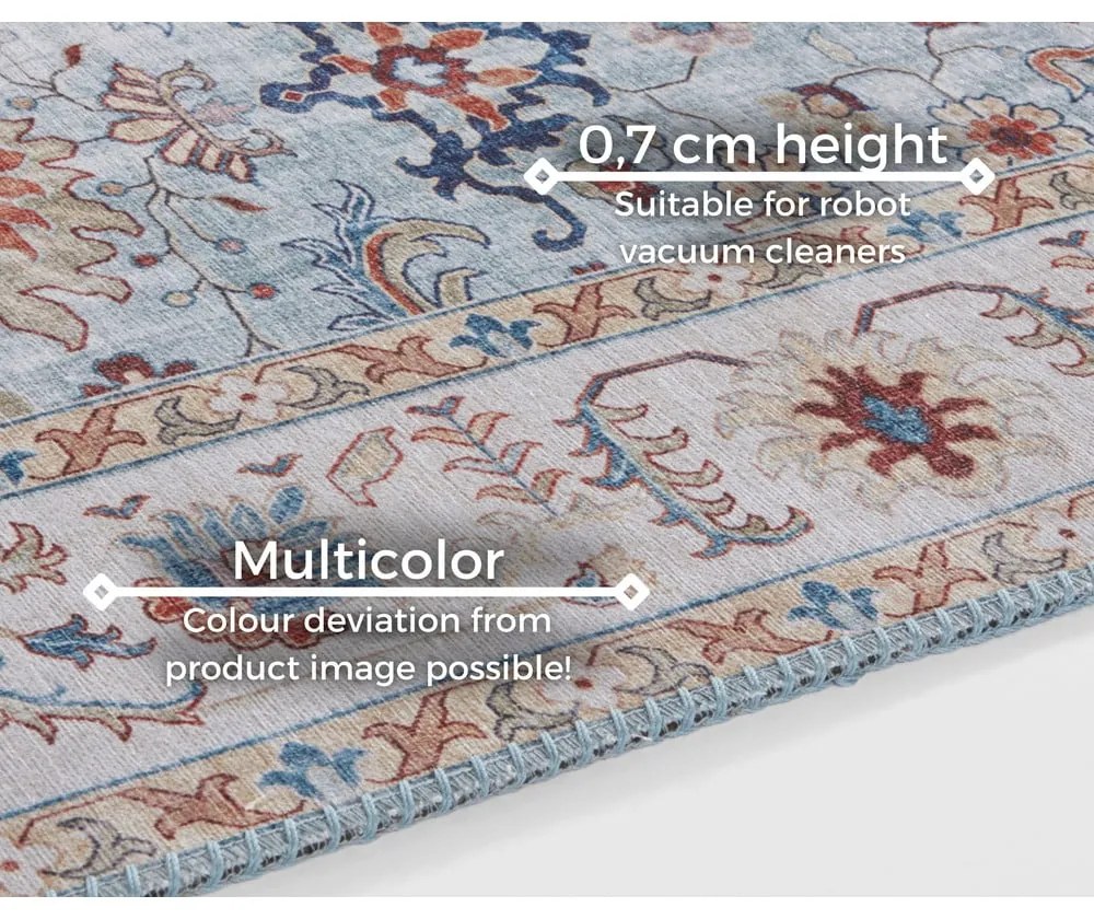 Tappeto blu e beige , 160 x 230 cm Vivana - Nouristan