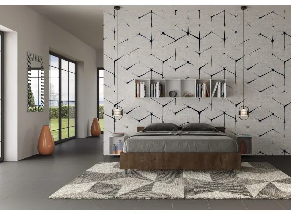 Letto matrimoniale contenitore 160x190 noce Nuamo