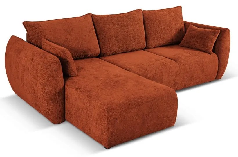Divano angolare arancione (angolo sinistro) Matera - Cosmopolitan Design