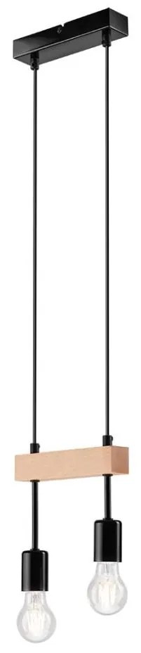 Lampadario a cavo ORAZIO 2xE27/60W/230V