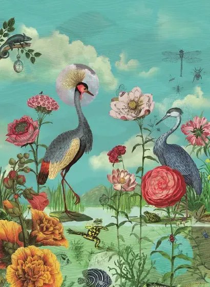 Teich Wandbild Pip Studio III 5 von Eijffinger - 341099