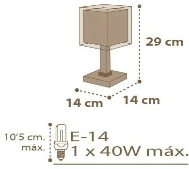 Dalber D-63391 - Lampada per bambini GOOD NIGHT 1xE14/40W/230V