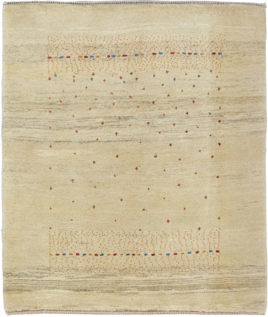 Gabbeh Tappeto 130 x 140 (Iran) Annodato A Mano