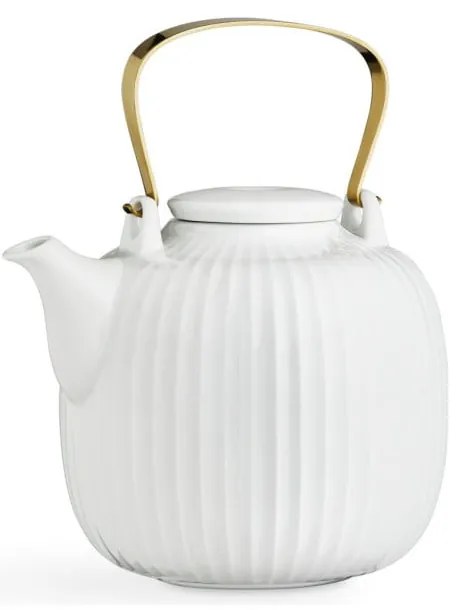Teiera in porcellana bianca Hammershoi, 1,2 l Hammershøi - Kähler Design