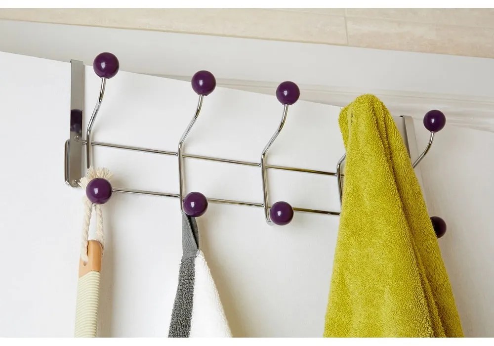 Appendiabiti in metallo bordeaux-argento 41 cm - Premier Housewares