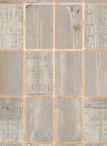 NLXL Carta da parati Waste Tiles - Grey