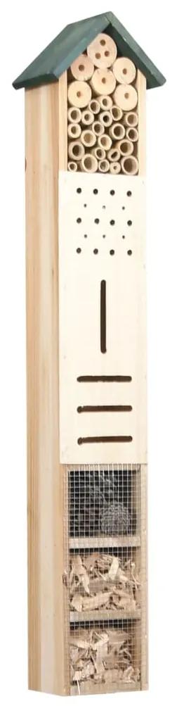 Casetta per Insetti 15x11x150 cm in Legno di Abete