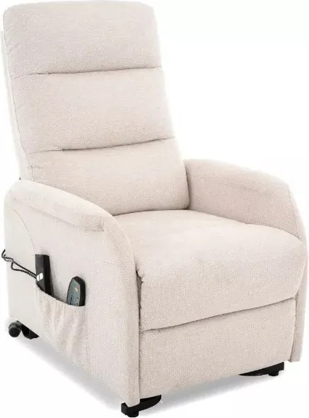 Poltrona reclinabile elettrica Jupiter M Brego beige – 69x91/164x105 cm