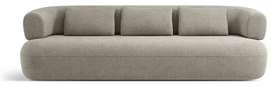 Divano bouclé grigio chiaro 226 cm Jenny - Micadoni Home