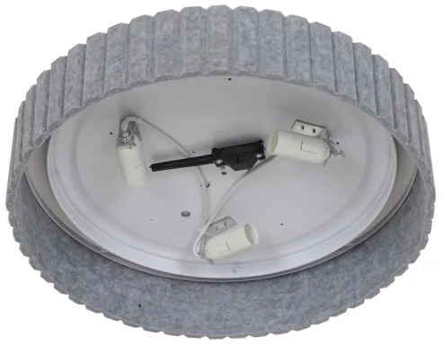 Nordlux - Plafoniera CORATO 3xE14/15W/230V Ø 42 cm grigio